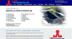 Desktop Screenshot of profilteknik.se