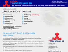 Tablet Screenshot of profilteknik.se